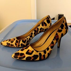 BCBG Leopard Print Heels